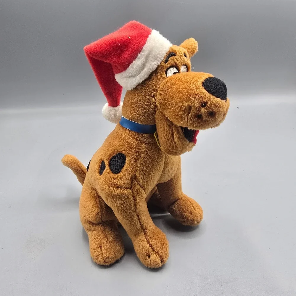 Ty Beanie Babies Scooby-Doo Christmas Santa Hat Plush Dog 2010 Hanna-Barbera
